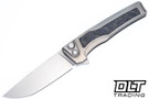 MachineWise Sonora - Zirblast Titanium - Purple Carbon Inlay - Zirblast Clip & Bolster - Stonewash S90V Blade - 061