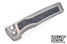 MachineWise Sonora - Zirblast Titanium - Purple Carbon Inlay - Zirblast Clip & Bolster - Stonewash S90V Blade - 061