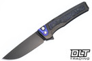 MachineWise Sonora - DLC Titanium - Purple Carbon Inlay - DLC S90V Blade  - 026