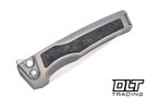 MachineWise Sonora - Zirblast Titanium - Green Carbon Inlay - Zirblast Clip & Bolster - Stonewash S90V Blade - 056