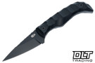 Auxiliary Manufacturing Karl Jr Deadhead - Black G-10 - Black PVD 14C28N Blade