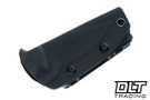 Auxiliary Manufacturing Runt XL - Titanium - Stonewashed 14C28N Blade