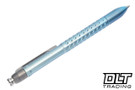 MachineWise ROTA Pen - Ice Blue Fade DimpleTitanium - Click Mechanism - #0421