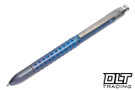 MachineWise ROTA Pen - Low Volt Fade Distress Dimple Titanium - Click Mechanism - #0418