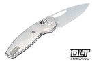 Three Rivers Manufacturing Bulldog Rev-B MagnaCut - 3D Contoured Lizard Skin - Titanium - Lefty