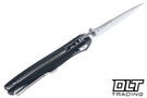 Spartan Blades Eleos Folder - Blue GFN Handle - Stonewashed 154CM Drop Point Blade