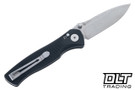 Spartan Blades Eleos Folder - Blue GFN Handle - Stonewashed 154CM Drop Point Blade