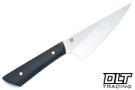 Edge Knife Works 4.5" Utility MagnaCut - Black Canvas Micarta #5