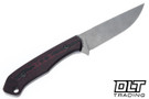 Goathead Knives Hunter 3.5 - Bloodstone Richlite - Sandblasted Stonewash MagnaCut Blade