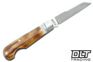 RoseCraft Elk River Easy Open Jack - Toasted White Bone - Satin 14C28N Lambsfoot Blade