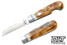 RoseCraft Elk River Easy Open Jack - Toasted White Bone - Satin 14C28N Lambsfoot Blade