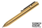Big Idea Design - Lil Sancho Bolt Action Pen - Brass