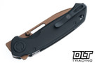 Vosteed Zander - Vanchor Lock - Black Aluminum - Copper Dune S35VN Blade