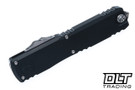 Microtech Ultratech Gen IV Hellhound - Black Handle - Stonewash Blade - Signature Series - 11194-10S