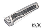 MachineWise Sonora - Zirblast Titanium - Green Carbon Inlay - Zirblast Clip & Bolster - Stonewash S90V Blade - 011
