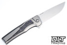 MachineWise Sonora - Zirblast Titanium - Purple Carbon Inlay - Zirblast Clip & Bolster - Stonewash S90V Blade - 007