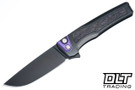 MachineWise Sonora - DLC Titanium - Purple Carbon Inlay - DLC S90V Blade  - 013