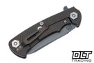 Hinderer Project X Sheepsfoot MagnaCut - Battle Bronze Anodized Titanium - Working Finish Blade - Black G-10