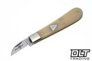 Great Eastern Tidioute - #93S Whittling Knife - Smooth White Bone