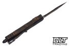 Microtech Dirac D/E - Plague Outbreak Handle - Plague Outbreak Blade - Signature Series - 225-2PLOBS