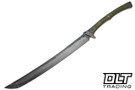 Shade Indonesia Ronin - OD Green Micarta - Darkwash Brute de Forge Hand Forged 5160 Blade #2