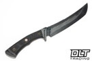 Shade Indonesia Little Ronin - Brown Micarta - Darkwash Brute de Forge Hand Forged 5160 Blade #2