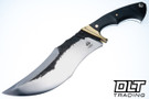 Shade Indonesia Son of Kratos - Black Micarta - Brude de Forge Hand Forged 5160 with Brass Guard