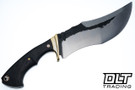 Shade Indonesia Son of Kratos - Black Micarta - Brude de Forge Hand Forged 5160 with Brass Guard