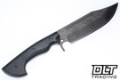 WTG 7" Puzon Wilderness Bowie - SK85 Hand Rub APO Blade - Black G-10 - Black Kydex