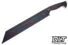 WTG Sea-X - SKS51 Copper Washed Blade - Brown Burlap Canvas Micarta - OD Green Kydex