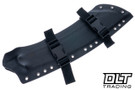 WTG Borneo - K329 Hand Rub APO Blade - Black G-10 - Black Kydex