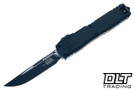 Microtech Ultratech ZBP S/E - Black Handle - Black Tactical Blade - 1121-1T-DFLAG