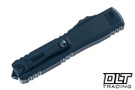 Microtech Ultratech ZBP S/E - Black Handle - Black Tactical Blade - 1121-1T-DFLAG