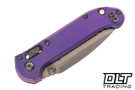 Microtech LUDT Ram-Lok - Royal Purple Titanium - Bronze Accents - Bronzed Stonewashed Blade - Marfione Select - 1135RLS-13MS3