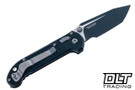 Microtech LUDT Ram-Lok T/E - Black Frag Handle - Black Tactical Blade - 1136RL-1FR