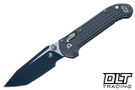 Microtech LUDT Ram-Lok T/E - Natural Clear Frag Handle - Black Blade - 1136RL-1FRNC