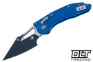 Microtech Mini Stitch Ram-Lok - Blue Frag Handle - Black Blade - 169MRL-1FRBL