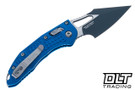 Microtech Mini Stitch Ram-Lok - Blue Frag Handle - Black Blade - 169MRL-1FRBL