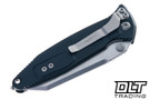 Microtech Socom Elite Warcom - Black Handle - Stonewashed Blade - Signature Series - 259-10S