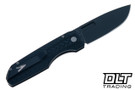 Pro-Tech Vero Synapse 2 - Black Herringbone Texture Aluminum - Black DLC MagnaMax Blade
