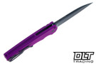 Pro-Tech Malibu - Purple Aluminum - Black DLC MangaCut Wharncliffe Blade