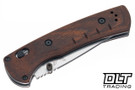 Benchmade Slipridge 15090 - Stabilized Wood - MagnaCut Modified Clip Point