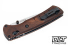 Benchmade Slipridge 15090 - Stabilized Wood - MagnaCut Modified Clip Point