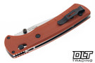 Benchmade Slipridge 15090-01 - Rust Orange G-10 - MagnaCut Modified Clip Point