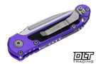 Microtech LUDT Gen III S/E - Purple Handle - Stonewash Blade - 1135-10PU