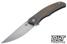 Shirogorov Q95 Ursus MRBS - Bronze Titanium - Stonewashed Elmax Blade