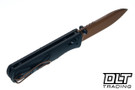 Vosteed Vombat - Black Aluminum - Copper Dune Zulu M390 Blade