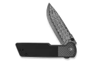 Civivi Zygon C25035B-DS1 - Gray G-10 - Carbon Fiber Overlay - Damascus Blade