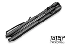 Civivi Zygon C25035B-DS1 - Gray G-10 - Carbon Fiber Overlay - Damascus Blade