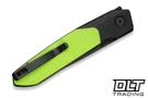 Civivi Brr15 Light C25063-2 - Black & Neon Green G-10 - Black Stonewashed Nitro-V Blade